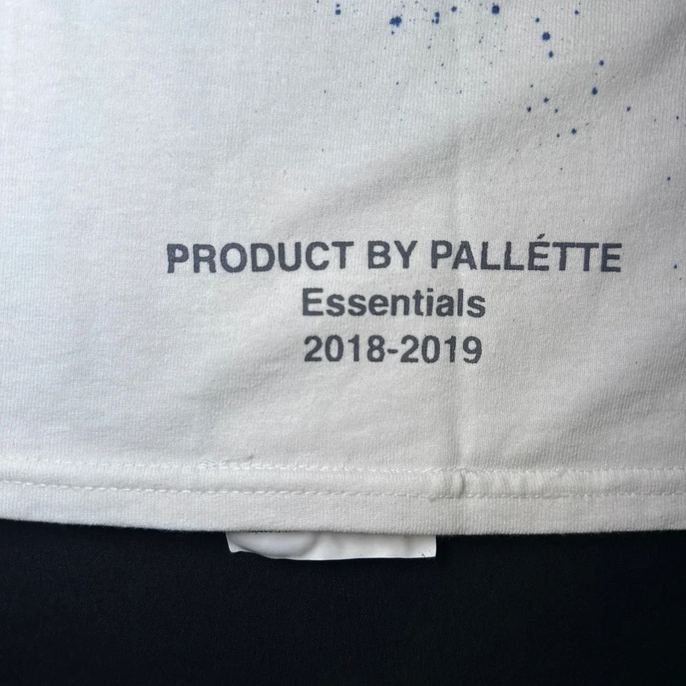Pallette‎ Pavelow Champion T-Shirt Mens L Lightning Bolt White Essentials 18-19 - Picture 12 of 13